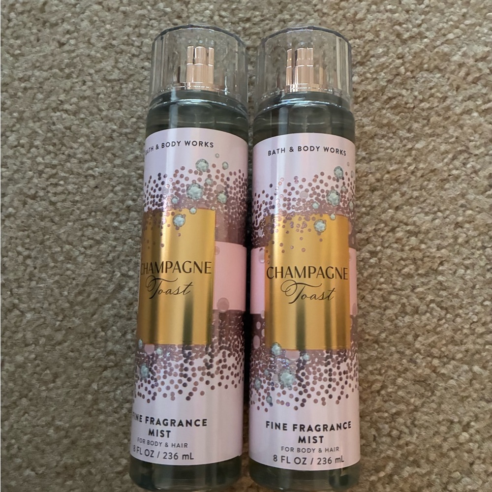 Bath & Body Works Champagne Toast Mist - Gold and Pink